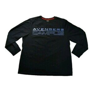 Disneyland ​MARVEL AVENGERS CAMPUS Long Sleeve T-Shirt Black XL Robotic Crab WEB